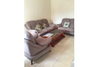 THANH LÝ SOFA VẢI NỈ CAO CẤP BÀN KÍNH GỖ CHỮ Z